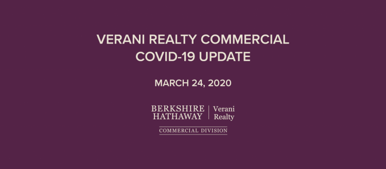 Verani Realty Commercial COVID-19 Update